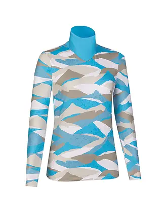 LAMUNT | Damen Funktionsshirt Ivana Tech Arty | blau